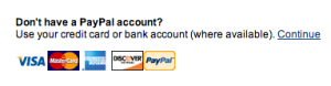 Don't have PayPal?